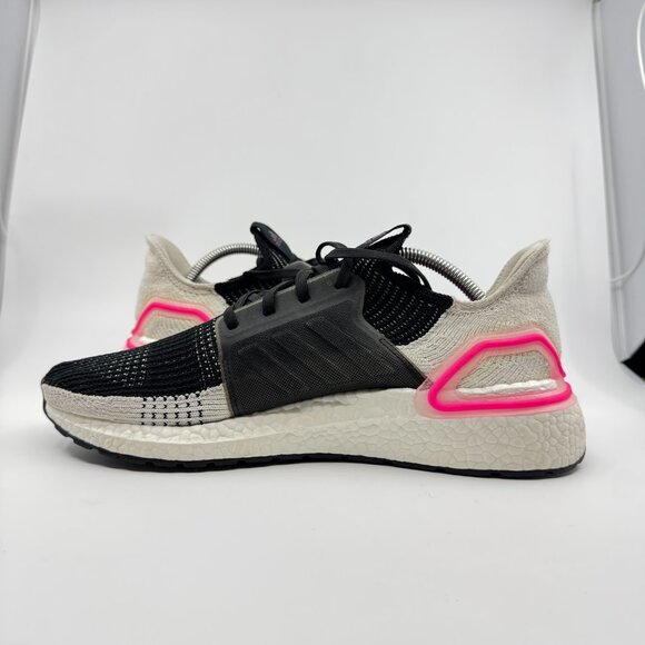 Adidas Running UltraBoost 19 Shoes Women Size 11 White/Pink EF1625 Magenta - Picture 7 of 11